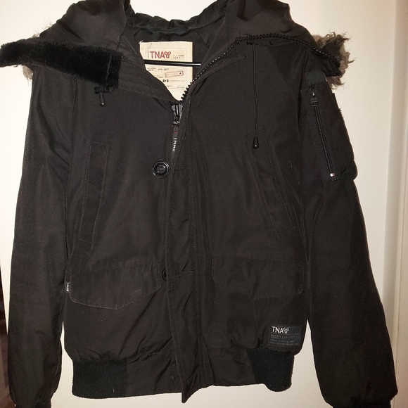 TNA Black Ronne Short Down Parka - Picture 3 of 15